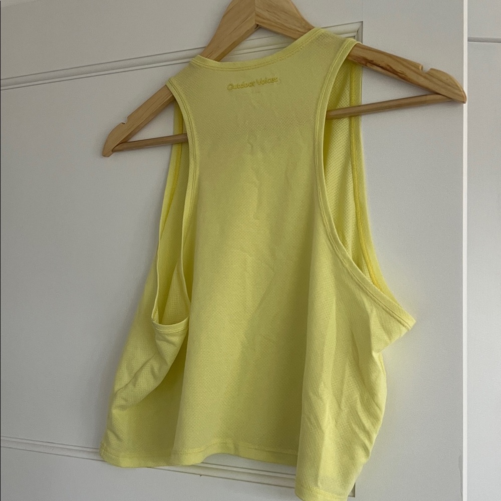 Outdoor Voices Yellow Tank Top - Picture 2 of 3